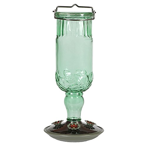 Hummingbird Bottle Feeder, Embossed Green, 4 Ports, 24-oz. -8120-2 Cover
