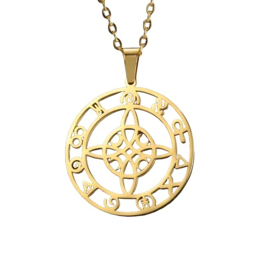 Amulette Wiccan Nœud de Sorcières collier protection spirituelle femme
