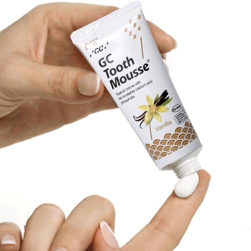 Image of GC Tooth Mousse for Cavity Protection Oral Care Moisturizer with Flavour, G.C. (Vanilla)