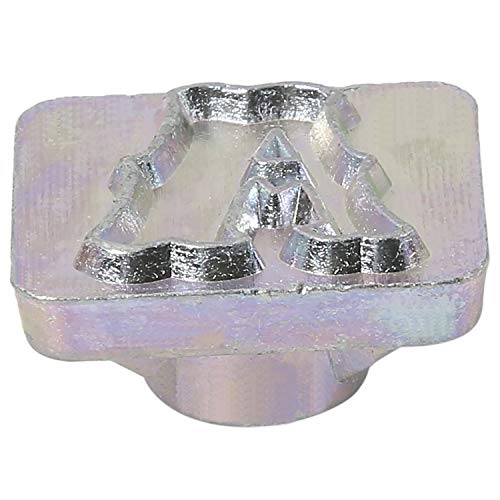 image for YaeKoo Professional 27 Pieces Standard Alphabet Stamp Punch Set for Le