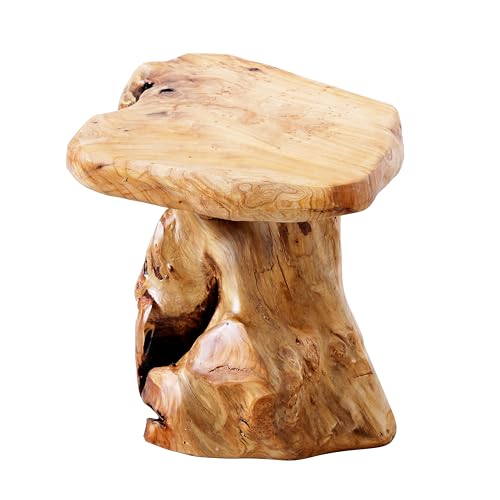 ALTERMATE 13.8' Cedar Stump Stool,Natural Wooden...