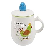 KICHOUSE Elegante 500 Ml Jungen Und Mädchen Keramik Tasse Mehrzweck Wasserflasche Getränk Container Frühstück Becher