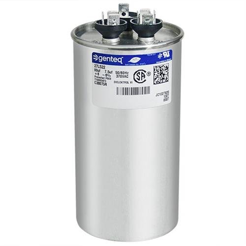 Oem Upgraded Replacement For Carrier Bryant Payne Round Capacitor 80/7.5 370 Volt Hc98Ja082 By Carrier Bryant Payne #TOP2