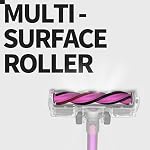 Aspirateur à bâton sans fil ROOMIE TEC R3, puissance d'aspiration inaltérable pour sol et tapis, autonomie de batterie puissante jusqu'à 43 min, sans sac, grande capacité, rouleau extra large, phares LED et filtration HEPA