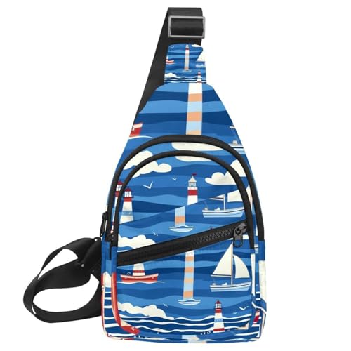 Mochila cruzada de pecho compacta para senderismo viaje y deporte al aire libre