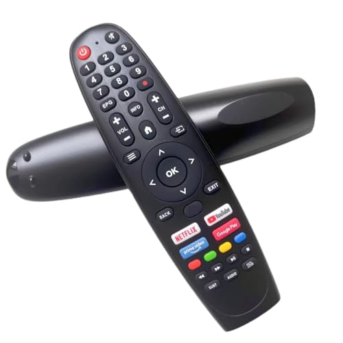 Image of Compatible for Compaq Tv Remote Original Suitable Smart Android FHD UHD Television 32 43 50 55 inches and Make Sure Existing Remote Match Exactly to Replicate and Perform Comfortably