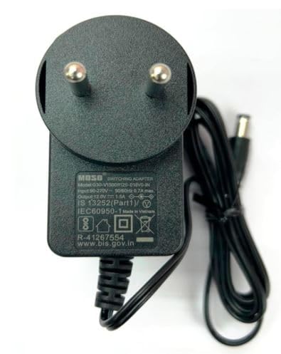 Original MOSO 12V 1.5A Power Adapter for TATA Play DTH HD & SD Set Top Box | Replacement Charger | Model G30-V1500R120-018V0-IN | 90-270V AC Wide Input | Stable Power Supply-image-10