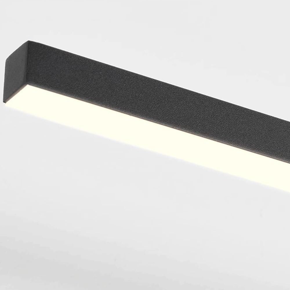 Spiegelleuchte Spiegellampe Moderne minimalistische Wandleuchten, schwarze LED, lange lineare Kosmetikleuchten, Badezimmerspiegelleuchten über dem Spiegel, Bad-Wandleuchte for Schminkspiegellicht(Warm