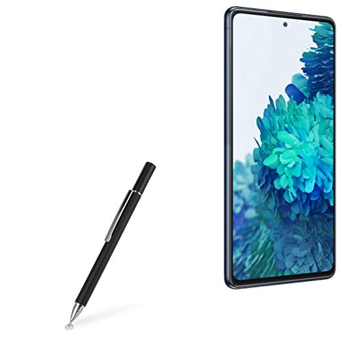 BoxWave Stylus Pen Compatible with Samsung Galaxy S20 FE - FineTouch Capacitive Stylus, Super Precise Stylus Pen for Samsung Galaxy S20 FE - Jet Black