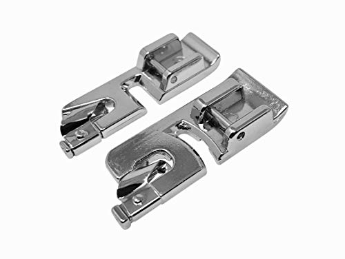 Z.Z.N. Rollsaumfuß Rollsäumer Nähfuß (Set) 2 mm + 4 mm für Carina, Lidl, Medion, Aldi, FIF, TCM, Privileg, Janome, Veritas, Toyota, Quasatron, Amysa Nähmaschinen Z.Z.N. Rollsaumfuß Rollsäumer Nähfuß (Set) 2 mm + 4 mm für Carina, Lidl, Medion, Aldi, FIF, TCM, Privileg, Janome, Veritas, Toyota, Quasatron, Amysa Nähmaschinen