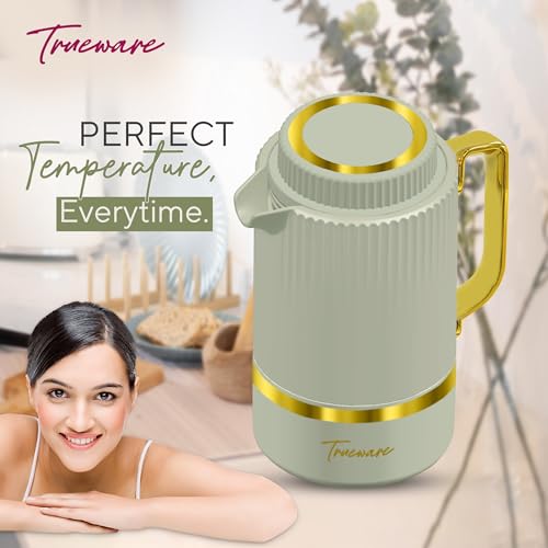 Image of Trueware Marvel 800 Insulated Flask - 750 Ml | PU Insulated Inner Stainless Steel Hot & Cold Flask, BPA Free, Leak Proof, Ideal for Tea, Coffee, Water, Hot Beverages