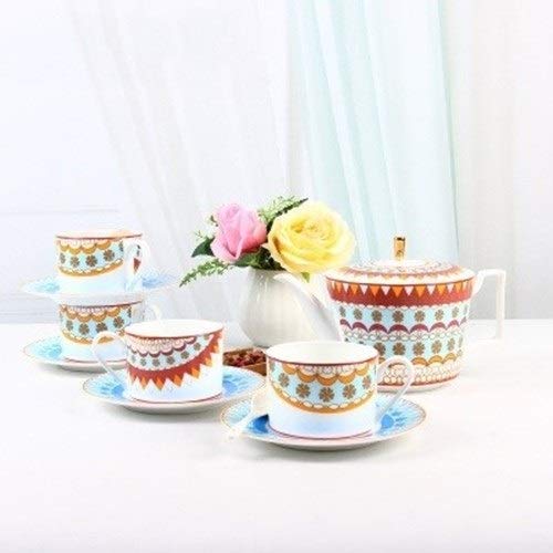 Porzellan Teesets Europäische Kreative Kaffeeset Bone China Becher Mit Milch Teekanne Untertasse Englischer Nachmittagsteetasse Home Ceramic Bohemia