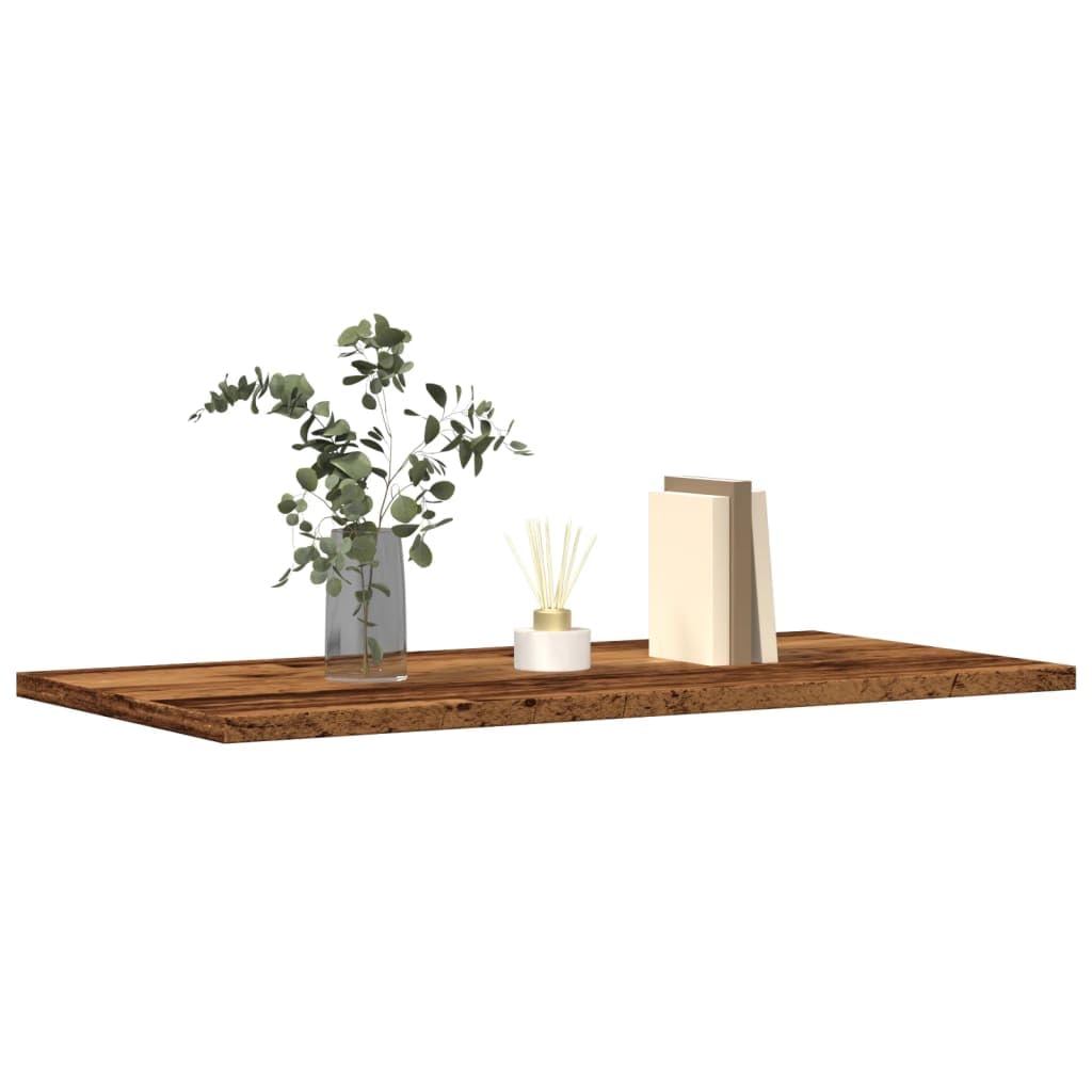 Wandregale 4 Stück Altholz-Optik 60x30x1,5 cm Holzwerkstoff Robustes Regalsystem für Wohnzimmer Büro Küche mit flexiblem Design und vielseitiger Aufbewahrungslösung