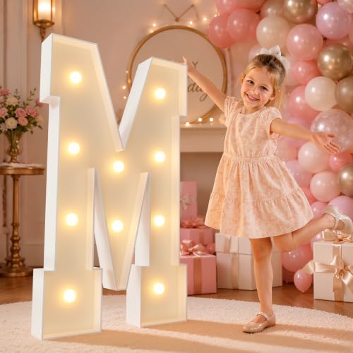 Marquee Light Up Letters 4ft for Party Decor