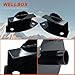 WELLBOX 2Pcs Rear Upper Coil Spring Bucket Mount Perch Retainers for Jeep Wrangler, for TJ 1997-2006