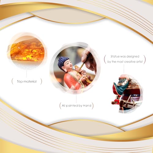 Top Resin Guan Yu Statue,Guan Gong,Kwan Kung,Kuan Gong - God of Wealth God of Fortune - Guan Yu Figurines,Guan Gong Sculpture - Feng Shui Decor & Gifts for Home,Feng Shui Statue,Chinese Decor & Gifts