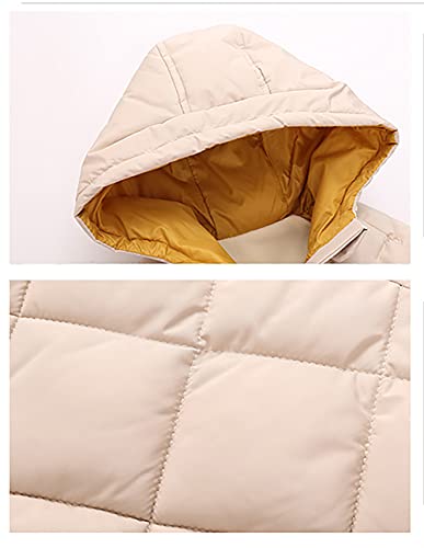 Cozomiz Boys Girls' Winter Coat Light Puffer Jacket Hooded Warm Down Coat Outwear Water-Resistant Packable Puffer Jacket Coat 3-4 Years Blue #TOP3