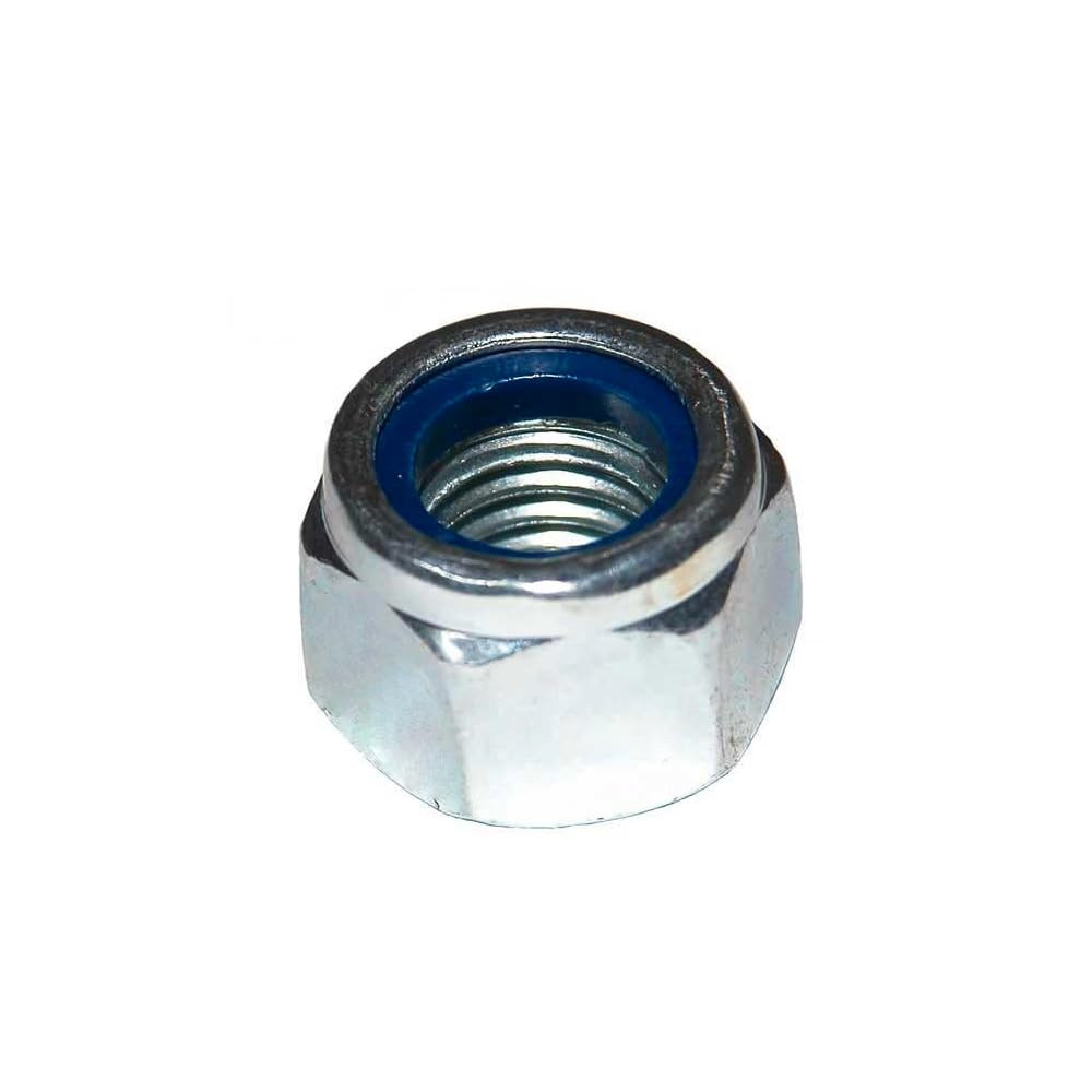 Powcog M8 Nyloc Nut - A2 Stainless Steel Lock Nuts Grade 304 Metric - Din 985 - By Powcog® - Pack Of 50