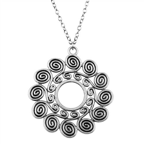 Collier motif mandala pour femmes et hommes, le cadeau vintage idéal pour toutes les occasions