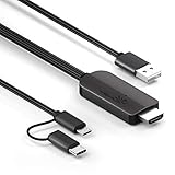 【Ultrabeständiges Nylonkabel】 HDMI-Kabel aus hochwertigem, schlankem Aluminiumgehäuse und hochwertigem Nylon-Geflecht. Dieses HDMI-Kabel hält einem mehr als 10.000-fachen Biegetest stand, ohne die Flexibilität des Kabels zu beeinträchtigen und den Abrieb von Kabeln zu vermeiden. Machen Sie sich keine Sorgen Kabel geteilt.
