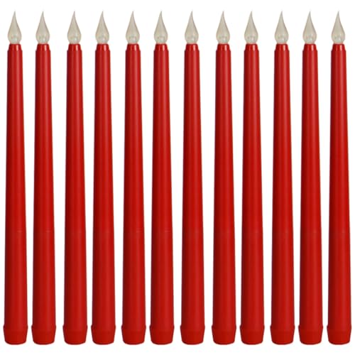 Velas eléctricas rojas sin llama perfectas para obsequios especiales