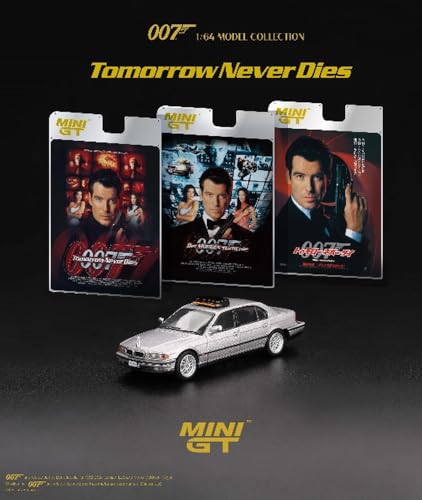 Mini GT 1/64 750IL Tomorrow Never Die (1998) miniatura 2