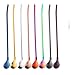 Do Buy 8 PCS Spoon Straws Drinking Spoon for Frozen Drink, Milkshake, Smoothies, Ice Cream Sundaes with 2 Cleaner