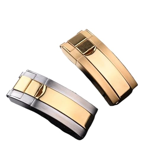 Fermoir de bracelet de montre 16mm boucle ardillon acier solide