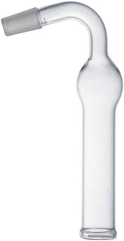 156mm 乾燥チューブ 斜めガラス管 空気乾燥用 29/32 ジョイント、標準地口ホウケイ酸塩 3.3 ガラス 高耐久 カスタマイ