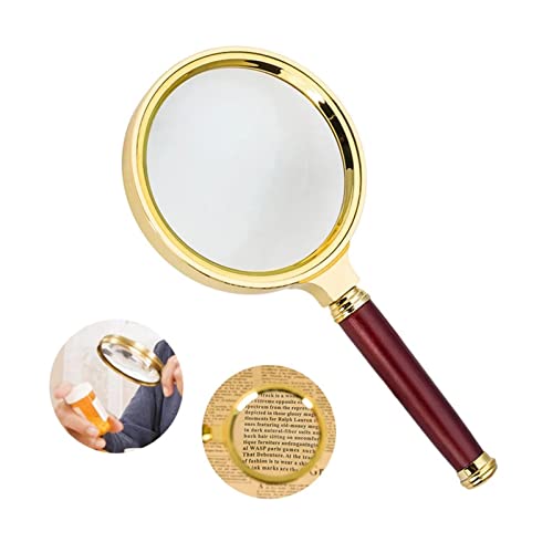 Lente D'Ingrandimento 6X 100mm - In Vetro, Con Cornice In Gomma, Per Lettura E Hobby - Foto 2