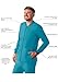 Adar Uniforms Addition Scrubs for Men - Zippered Bomber Jacket - A6206 - Teal Blue - L