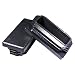 Prescott Plastics 1 x 2 Inch Rectangle Black Plastic Plug End Cap (4)