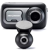 Nextbase 522GW dashcam avant et arrière – Grand angle de vision 140°, 1080P/60fps HD – Wi-Fi et B...