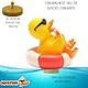 Duckshop I Badeente im Schwimmreif I Quietscheente I Quietscheentchen L: 8 cm I Spielzeug für Babies und Kinder I Badespielzeug für die Badewanne I Geschenk für Urlauber