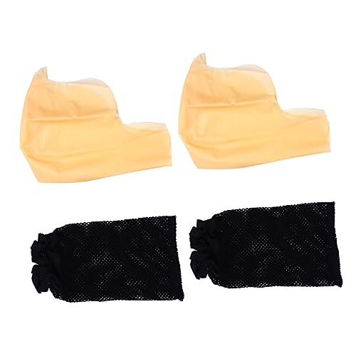 minkissy 4 Piezas Cubierta Calva De Látex Pelucas Cosplay Gorros De Peluca De Mujer Maquillaje Calvo Destacar Gorras De Peluca Gorro Calvo Peluca Gorra Cosplay Gorro De Seda Tapa Emulsión