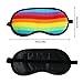 EleCharm Rainbow Color Eyepatch Eye-shade Cotton Eye Protection Cover Sleep Mask (Rainbow-12pcs)