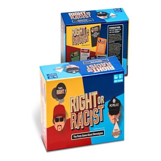Right Or Racist - Gift for Men - Funny Game - Hilarious Game - Great Gift - Birthday Gifts for Men and Women