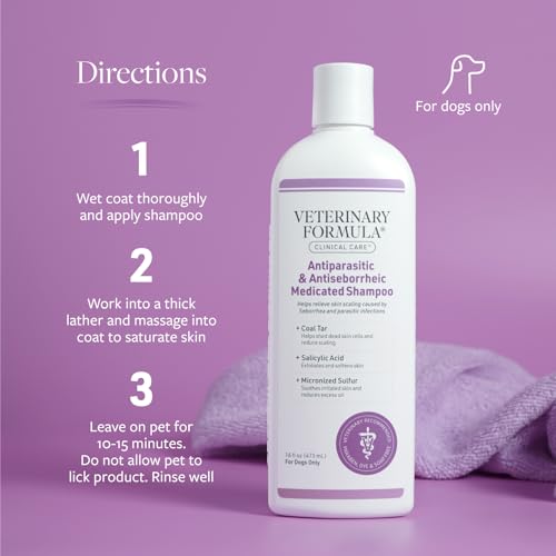 Veterinary Formula FGI01315 Clinical Care Antiparasitic & Antiseborrheic Medicated Dog Shampoo thumb #6