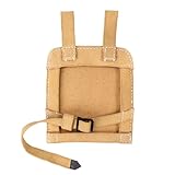 pelle militaire allemande Dispose de deux regards de ceinture à l'arrière et d'une grande sangle à boucle pour fixer la gaine à baïonnette à la poignée de la pelle.