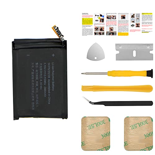 ASDAWN Battery Compatible with Apple Watch Series 1 42mm A1554 A1579 A1803 Battery with Repair Tools Set + Installation Instruction
