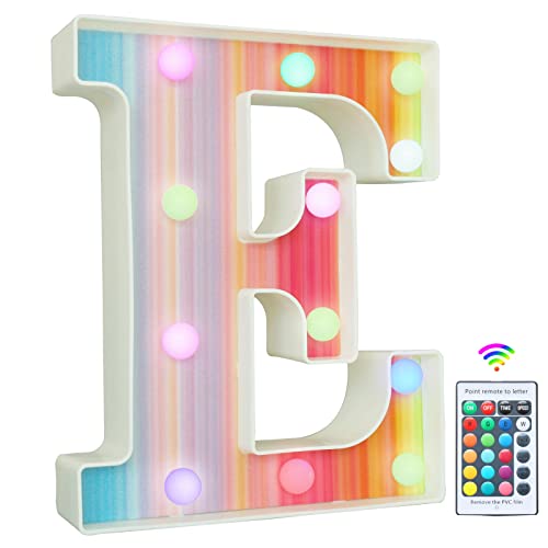 Colorful LED Letter Lights
