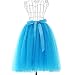 FOLOBE Falda de tutú de Las Mujeres Midi Tulle Faldas 7 Capas...