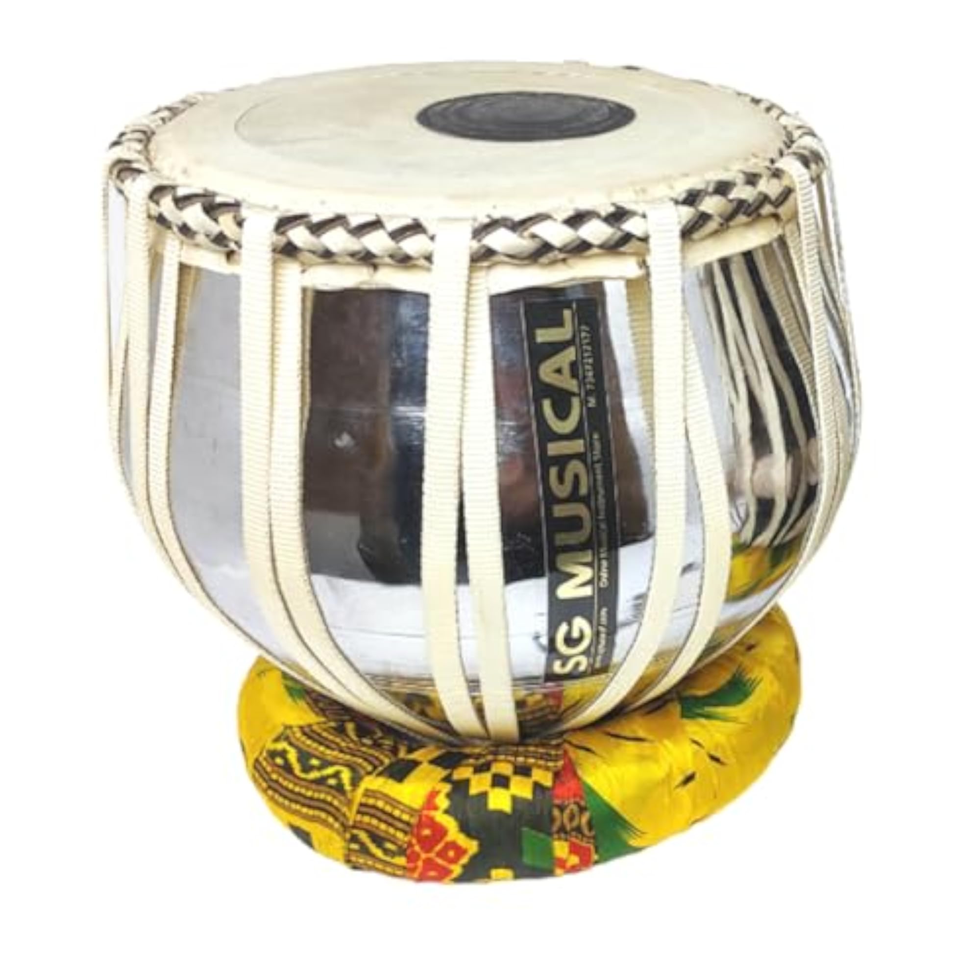 Metal Chrome Bayan Sheesham Dayan Tabla Set