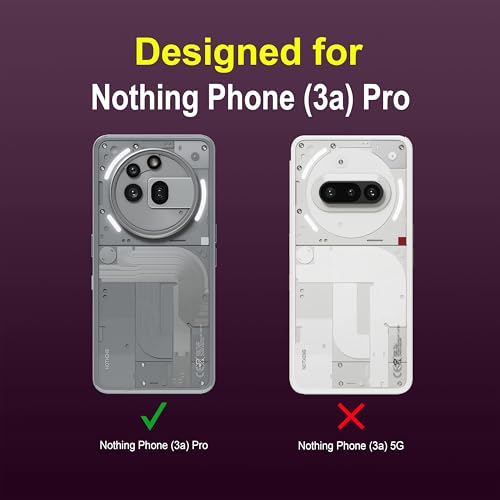 Image of Zapcase Back Case Cover for Nothing Phone (3a) Pro | Compatible for Nothing Phone (3a) Pro Back Cover | Liquid Silicon Magic Case with Camera Protection | Lavender