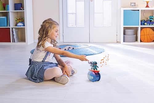 LEXiBOOK, Disney Stitch, The Interactive Surfer Stitch Robot – Self-Balancing, Light and Sound Effects, Portable Toy with Reactive Sensors, Blue, ROB01D by LEXiBOOK - Image 4