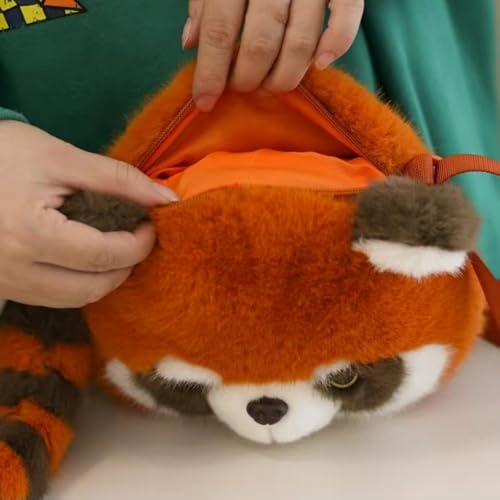 Image of Ryttir Cute Red Panda Crossbody Bag-Adorable Animal Shaped Purse with Big Eyes,Kawaii Anime Lovers Gift for Women Girls
