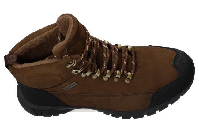 CY123 OCIEPLANE TRAPERY TREKKINGI BUTY ZIMOWE SKÓRZANE MĘSKIE CO 41