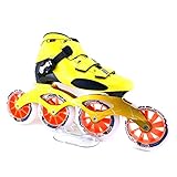 Speed ​​Skate in fibra di carbonio: i pattini in linea sono molto stretti; È richiesto pochissimo furto. Produciamo i nostri pattini con un robusto guscio in fibra di carbonio e un morbido interno imbottito. Utilizzeranno il pattinaggio di velocità in linea mantenendo il piede sicuro e confortevole.