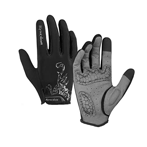 Gants de cyclisme doigts complets pour le camping et la course
