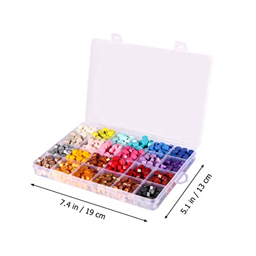 STOBOK 1 Conjunto de Cera de Lacre Carta Selo Kit Contas de Vedação de Cera para Selos de Selo Carta